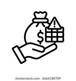 Icono de capital de riesgo Ilustración vectorial