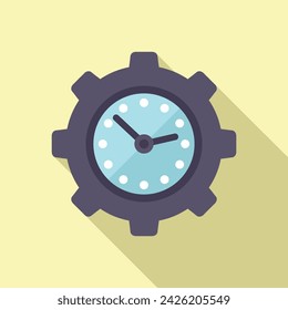 Risiko-Takt-Symbol flacher Vektor. Geschäftsmann. Personalarbeit auflösen
