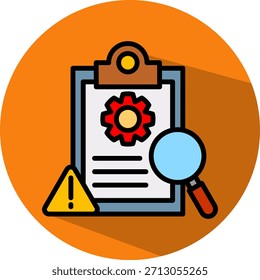 Ilustración vectorial isométrica del ícono de cumplimiento de riesgos