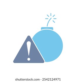 ícone da linha de conceito de risco. Ilustração de elemento simples. conceito de risco esboço do símbolo.