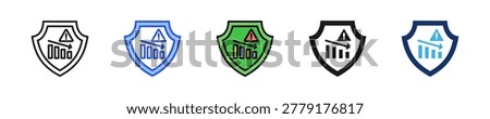 Risk Control Icon Collection With Multiple Styles