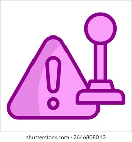 Risk Control Icon Element For Design