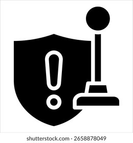 Risk Control Icon Element For Design
