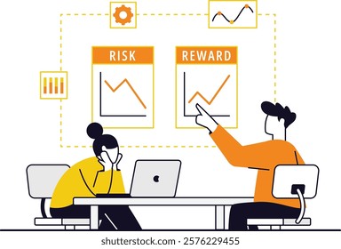 Risk and Decision Making Business and Investment illustration