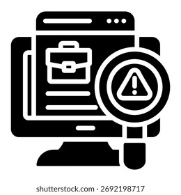 Symbol für Risikoerkennung für Design