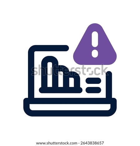 risk duotone icon. Sleek and modern vector icon for websites, mobile apps, marketing materials, and corporate design. Fully scalable and ready to use.