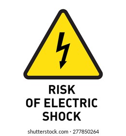 Risk Electric Shock Stock Vector (Royalty Free) 277850264 | Shutterstock