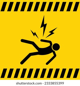 Risk of Electric Shock Warning Sign Icon