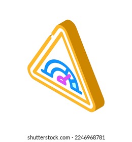 risk esg isometric icon vector. risk esg sign. isolated symbol illustration