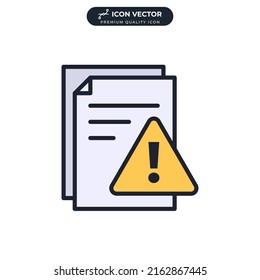 plantilla de símbolo de icono de evaluación de riesgos para el logotipo de colección de diseño gráfico y web ilustración vectorial