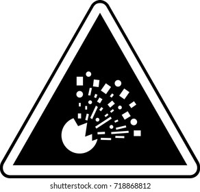 Risk of explosion warning sign