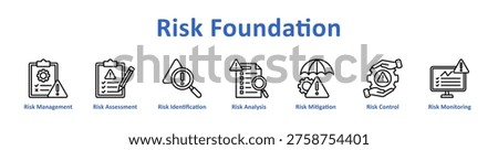 Risk Foundation  Web Banner Icons and Collections