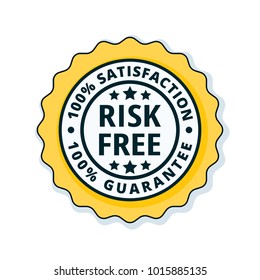 Risk Free 100% Satisfaction Guarantee Illustration