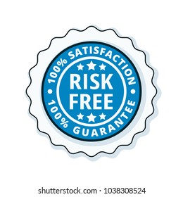 Risk Free 100% Satisfaction Guarantee Illustration