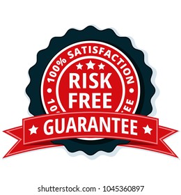 Risk Free 100% Satisfaction Guarantee illustration