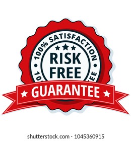 Risk Free 100% Satisfaction Guarantee illustration