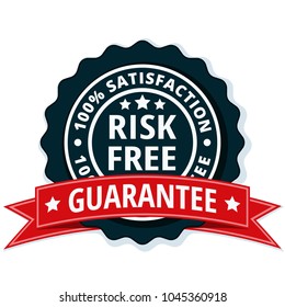 Risk Free 100% Satisfaction Guarantee illustration