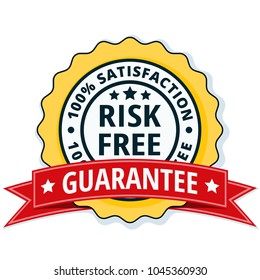Risk Free 100% Satisfaction Guarantee illustration