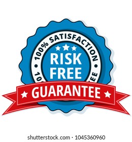 Risk Free 100% Satisfaction Guarantee illustration