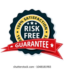 Risk Free 100% Satisfaction Guarantee illustration