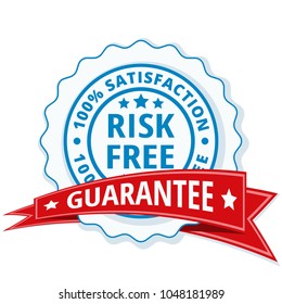 Risk Free 100% Satisfaction Guarantee illustration