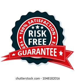 Risk Free 100% Satisfaction Guarantee illustration