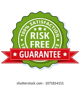 Risk Free 100% Satisfaction Guarantee illustration
