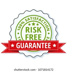 Risk Free 100% Satisfaction Guarantee illustration