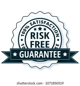 Risk Free 100% Satisfaction Guarantee illustration