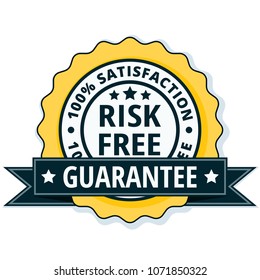 Risk Free 100% Satisfaction Guarantee illustration