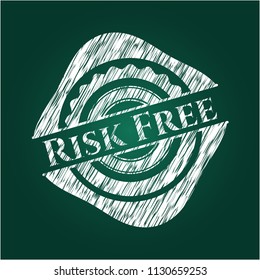 Risk Free chalk emblem