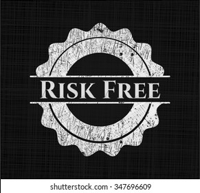 Emblema de tiza libre de riesgo