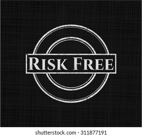 Risk Free chalkboard emblem