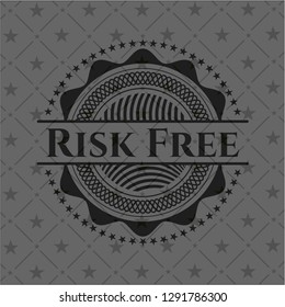 Risk Free Dark Emblem. Retro