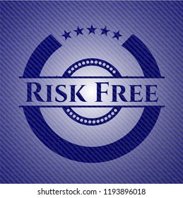 Risk Free with denim texture