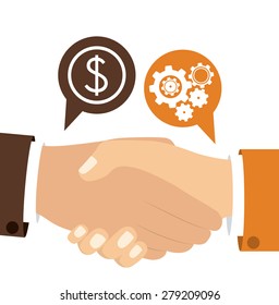 Risk free design over white background, vector illustration