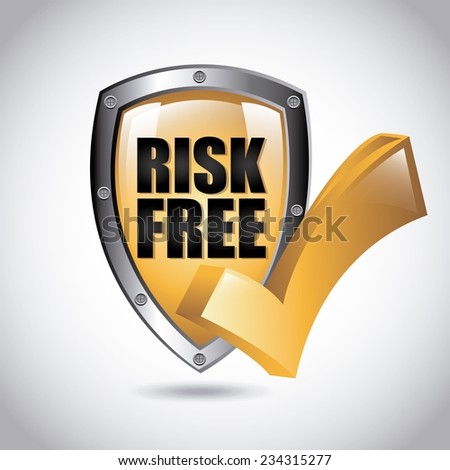 risk free design , vector illustration