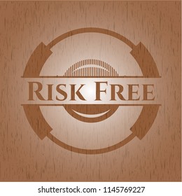 Risk Free realistic wood emblem