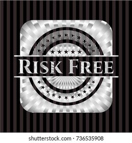 Risk Free silver shiny badge