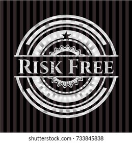 Risk Free silvery shiny emblem