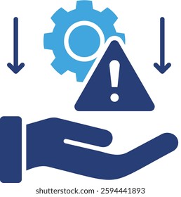Risk Icon Element For Design