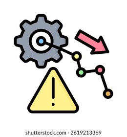 Risk Icon Element for Design