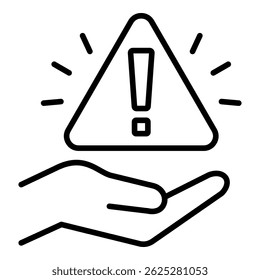 Risk Icon Element For Design