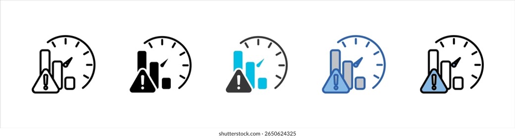Illustration zum Symbol-Paket für Risiken