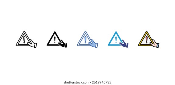 Risk  icon sets collection multi style

