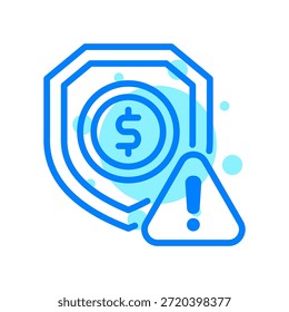 Ícone De Risco Na Ilustração Do Vetor De Forma
