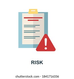Risk icon. Simple element from core values collection. Creative Risk icon for web design, templates, infographics and more