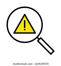 Risk icon vector illustration