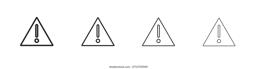 Icono de riesgo. Vector de pictogramas aislados.