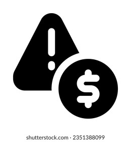 risk icon for your website, mobile, presentation, and logo design.